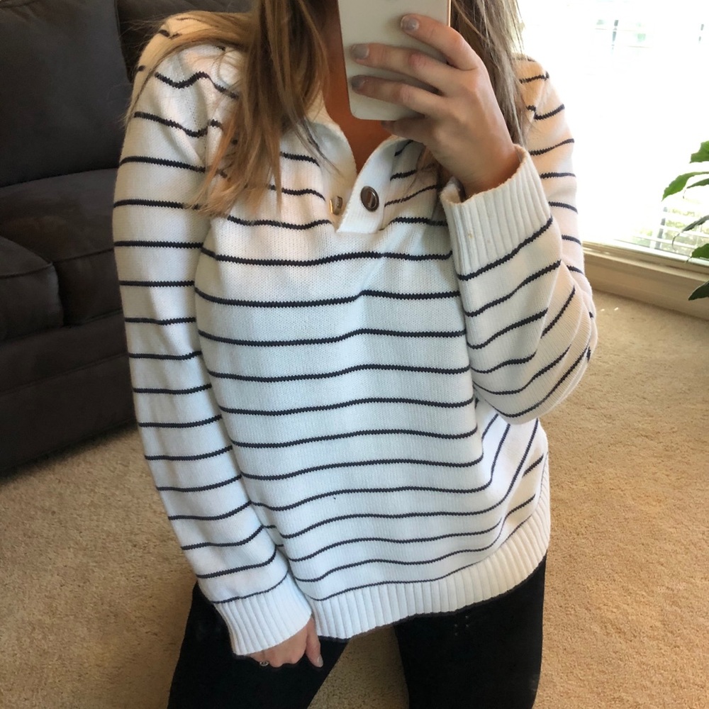 Oversized knit sweater
